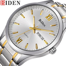 Load image into Gallery viewer, BIDEN Luxury Wrist Watch Men Steel Strap Mens Business Quartz Clocks 0032