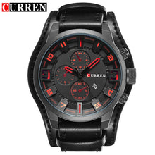 Load image into Gallery viewer, CURREN Mens Watches Military Sports Men Watch Quartz Date Clock Casual Leather Wrist Watch Relogio Masculino 8225
