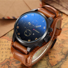Load image into Gallery viewer, CURREN Mens Watches Military Sports Men Watch Quartz Date Clock Casual Leather Wrist Watch Relogio Masculino 8225