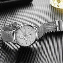 Load image into Gallery viewer, Mens Watches NAVIFORCE Top Brand Luxury Waterproof Ultra Thin Clock Male Full Steel Casual Quartz Watch Men Sports Wrist Watch
