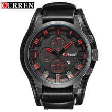Load image into Gallery viewer, CURREN Mens Watches Military Sports Men Watch Quartz Date Clock Casual Leather Wrist Watch Relogio Masculino 8225