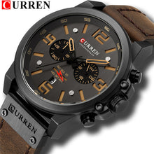 Load image into Gallery viewer, CURREN Mens Watches Top Luxury Brand Waterproof Sport Wrist Watch