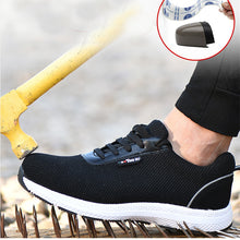 Load image into Gallery viewer, Men's Safety Shoes Men Steel Toe Cap Breathable Mesh