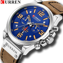 Load image into Gallery viewer, CURREN Mens Watches Top Luxury Brand Waterproof Sport Wrist Watch