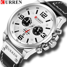 Load image into Gallery viewer, CURREN Mens Watches Top Luxury Brand Waterproof Sport Wrist Watch
