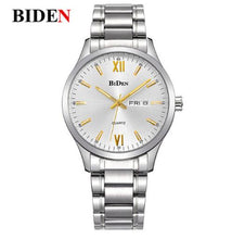 Load image into Gallery viewer, BIDEN Luxury Wrist Watch Men Steel Strap Mens Business Quartz Clocks 0032