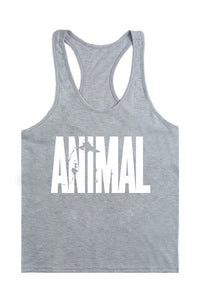 Animal Stringers Mens Tank Tops Sleeveless Shirt,tanktops Bodybuilding and Fitness Men's Singlets workout Clothes