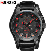 Load image into Gallery viewer, CURREN Mens Watches Military Sports Men Watch Quartz Date Clock Casual Leather Wrist Watch Relogio Masculino 8225
