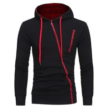 Load image into Gallery viewer, Casual Solid Tracksuit Zipper Hooded Sweatshirt Jacket +Sweatpants Mens Tracksuit
