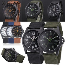 Load image into Gallery viewer, XINEW Brand Outdoor Mens Date Stainless Steel Military Sports Analog Quartz Army Wrist Watch
