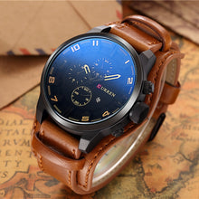 Load image into Gallery viewer, CURREN Mens Watches Military Sports Men Watch Quartz Date Clock Casual Leather Wrist Watch Relogio Masculino 8225
