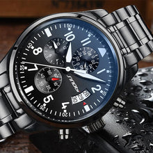 Load image into Gallery viewer, SINOBI Pilot Mens Chronograph Wrist Watch Waterproof Quartz Clock
