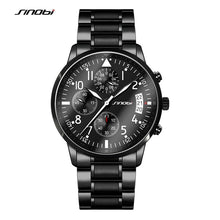 Load image into Gallery viewer, SINOBI Pilot Mens Chronograph Wrist Watch Waterproof Quartz Clock
