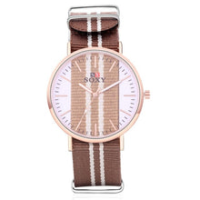 Load image into Gallery viewer, Lovers&#39; Watch Luxury Gold Watch Men Women Watches Nylon Strap Wrist Watch
