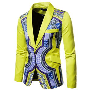 Traditional cultural wear mens africa suit jacket clothing fashion african clothes hip hop blazers casual dress robe africaine