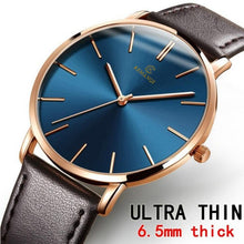 Load image into Gallery viewer, Mens Watches Ultra-thin Wrist Watch Clock Luxury Watch
