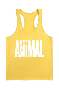 Animal Stringers Mens Tank Tops Sleeveless Shirt,tanktops Bodybuilding and Fitness Men's Singlets workout Clothes