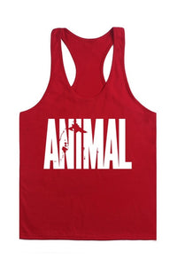 Animal Stringers Mens Tank Tops Sleeveless Shirt,tanktops Bodybuilding and Fitness Men's Singlets workout Clothes