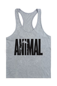 Animal Stringers Mens Tank Tops Sleeveless Shirt,tanktops Bodybuilding and Fitness Men's Singlets workout Clothes